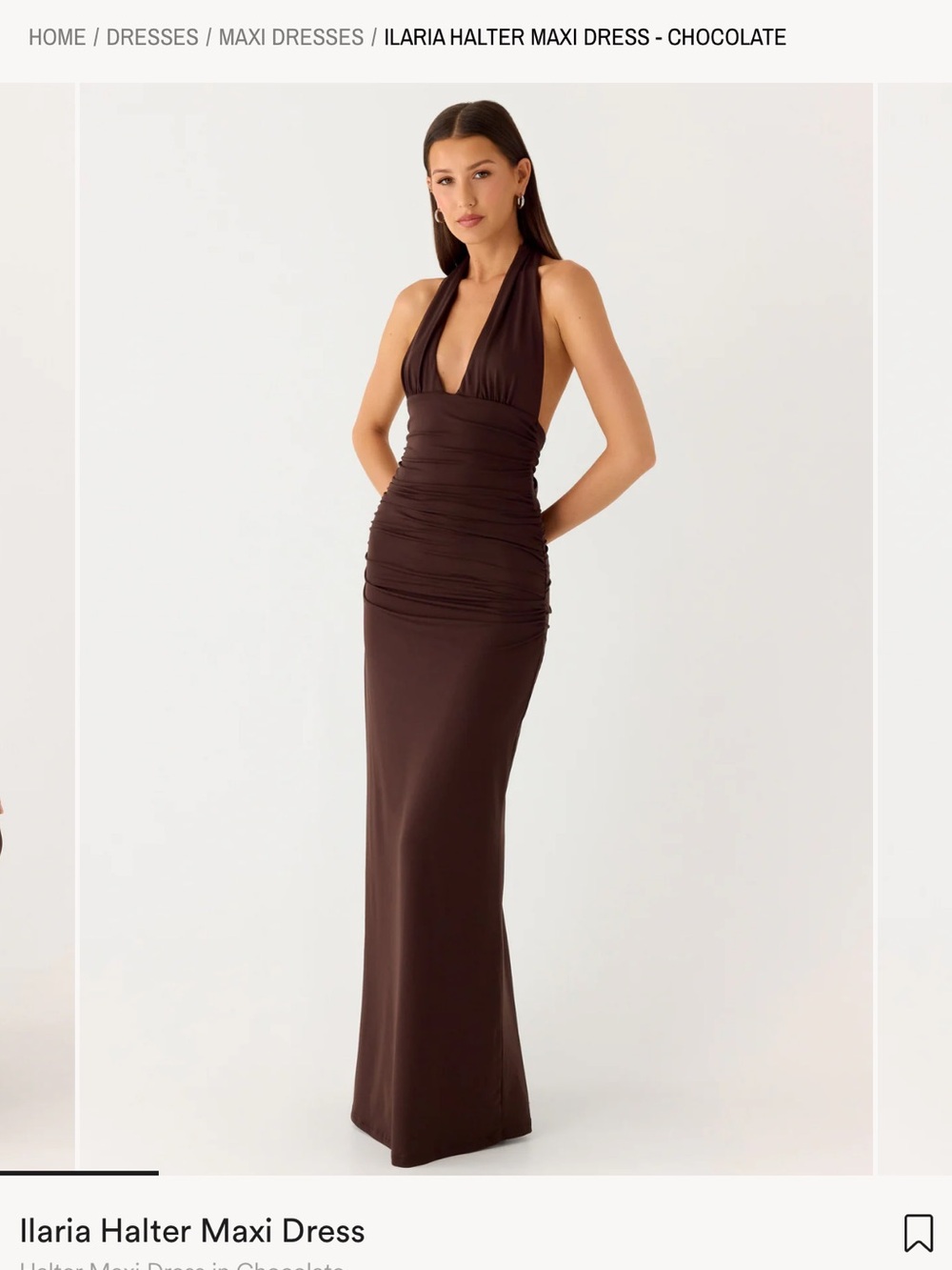 Peppermayo Ilaria Halter Maxi Dress - BNWT